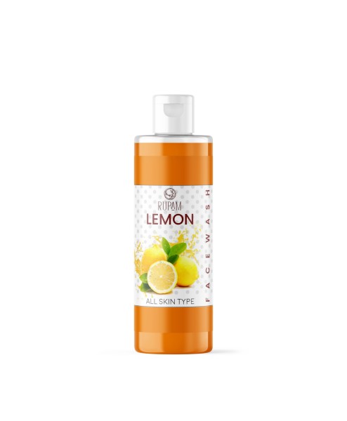 RUPAM Lemon Brightening Facewash for Men & Women | Refreshing Cleanser for Glowing Skin